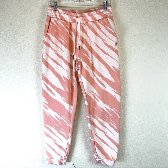 Sweaty Betty Essential Pocket Jogger Nectarine Orange Tie-Dye Sz M - Picture 2 of 14